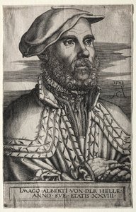 Albert van der Helle, 1538. af Heinrich Aldegrever