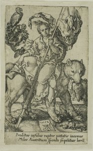 Griskhed, fra Lasterne af Heinrich Aldegrever
