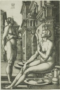 Bathsheba ved badet af Heinrich Aldegrever