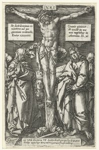 Kristus på korset af Heinrich Aldegrever