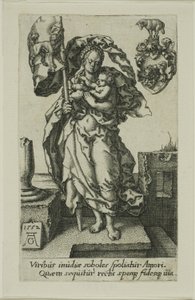 Medfølelse, fra dyderne af Heinrich Aldegrever