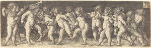Dansende børn af Heinrich Aldegrever
