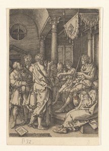 Daniel forhører de ældste Susannas historie (serietitel) af Heinrich Aldegrever