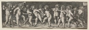 Femten nøgne børn danser, 1535.