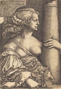 Fortitude, 1528. af Heinrich Aldegrever