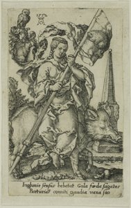 Gluttony, fra Lasterne af Heinrich Aldegrever