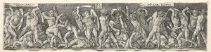 Hannibal Fighting Scipio, 1538. af Heinrich Aldegrever