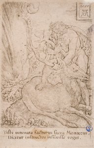 Herakles fanger den ceryneiske hind, fra serien:  Herkules