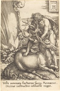 Hercules og Hinden af Heinrich Aldegrever