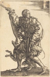 Store bryllupsdansere, 1538. af Heinrich Aldegrever