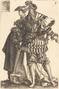 Store bryllupsdansere, 1538. af Heinrich Aldegrever