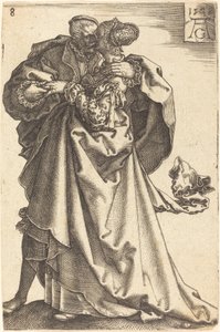 Store bryllupsdansere, 1538. af Heinrich Aldegrever