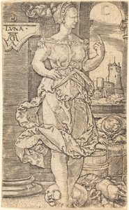 Luna. af Heinrich Aldegrever
