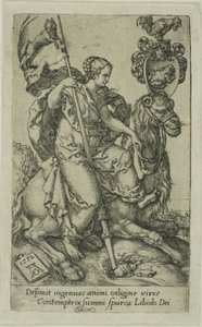 Lyst, fra Lasterne af Heinrich Aldegrever