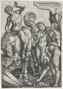 Marcus Curtius af Heinrich Aldegrever