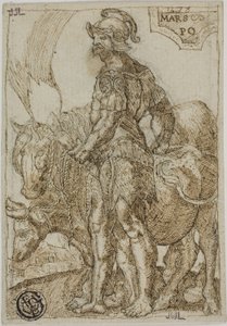Mars, fra De syv planeter af Heinrich Aldegrever
