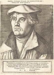 Martin Luther. af Heinrich Aldegrever