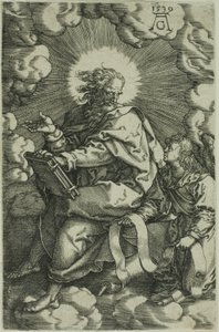 Matthew, fra De fire evangelister af Heinrich Aldegrever