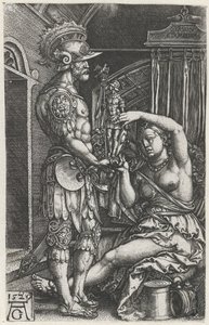 Medea giver et billede til Jason af Heinrich Aldegrever