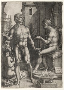 Mucius Saevola af Heinrich Aldegrever