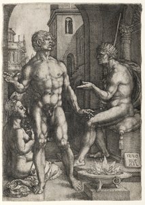 Mucius Saevola, 1530 af Heinrich Aldegrever