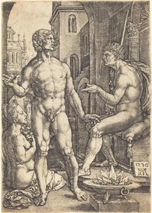 Mucius Scaevola af Heinrich Aldegrever
