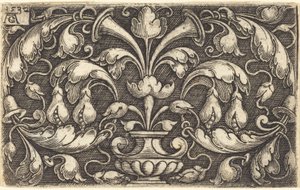 Ornament, 1532. af Heinrich Aldegrever