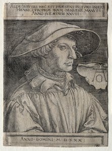 Selvportræt af Heinrich Aldegrever