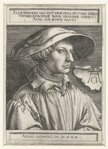 Selvportræt af Heinrich Aldegrever