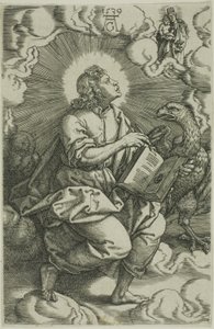 St. John, fra De fire evangelister af Heinrich Aldegrever