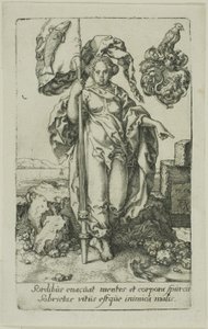 Afholdenhed, fra Dyderne af Heinrich Aldegrever