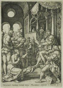 Salomons dom af Heinrich Aldegrever
