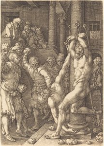 De to ældste stenet af folket, 1555. af Heinrich Aldegrever