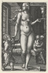 Venus (titel på objekt) De syv planeter (serietitel) af Heinrich Aldegrever
