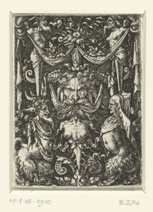 Overfladedekoration med grotesker af Heinrich Aldegrever