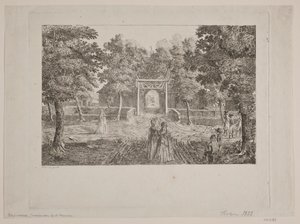 Indkørsel til et herresæde af Heinrich Christian Schumacher