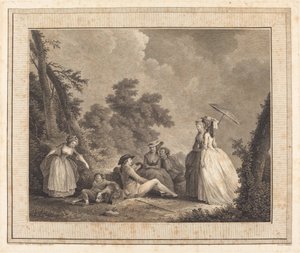 Mercury fra Frankrig af Heinrich Guttenberg after Nicolas Lavreince
