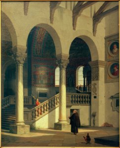 Ravenna, S.Apollinare in Classe / Maleri af Heinrich Hansen