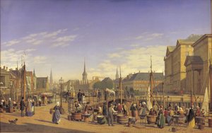 Udsigt fra Gammel Strand mod Christiansborg