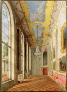 Lille galleri ved Sanssouci Palace af Heinrich Hintze