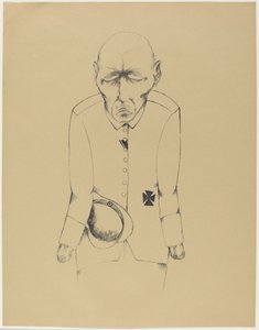 Den arbejdsløse mand af Heinrich Hoerle