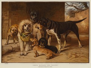 Misundelse, had og ondskab (chromolitho)