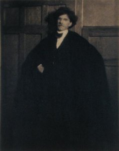 Portræt af Alfred Stieglitz (1864-1946) (s/h foto)