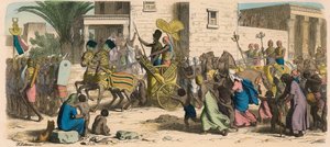 Det gamle Egypten: Faraoen marcherer i krig af Heinrich Leutemann