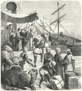 Arabiske handlende (gravering) af Heinrich Leutemann