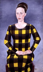 Ingeborg Stegeman, født Krause, kunstnerens hustru, 1925