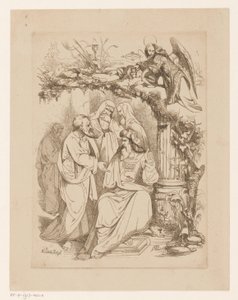 Judas Iskariot med ypperstepræsterne Grådighed (Avaritia) Deadly Sins and the Fall (serietitel) af Heinrich Vianden