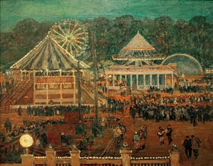 Gorky Central Park for Kultur og Fritid, 1933. af Heinrich Vogeler