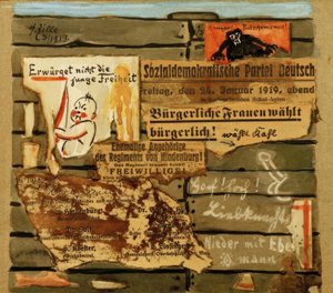 H. Zille, Plakatwand 1919 / Collage af Heinrich Zille