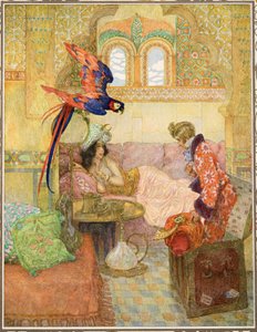 Den flyvende kuffert fra Eventyr af H.C. Andersen, udg. 1911